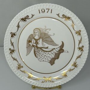 Vintage 1971 The Second Spode Christmas Carols Plate 8" Collector Series A4